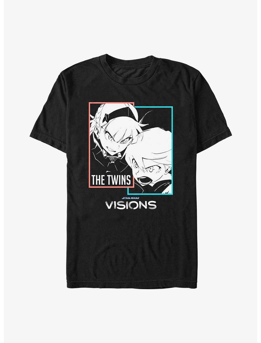 Star Wars: Visions The Twins Face Panel T-Shirt