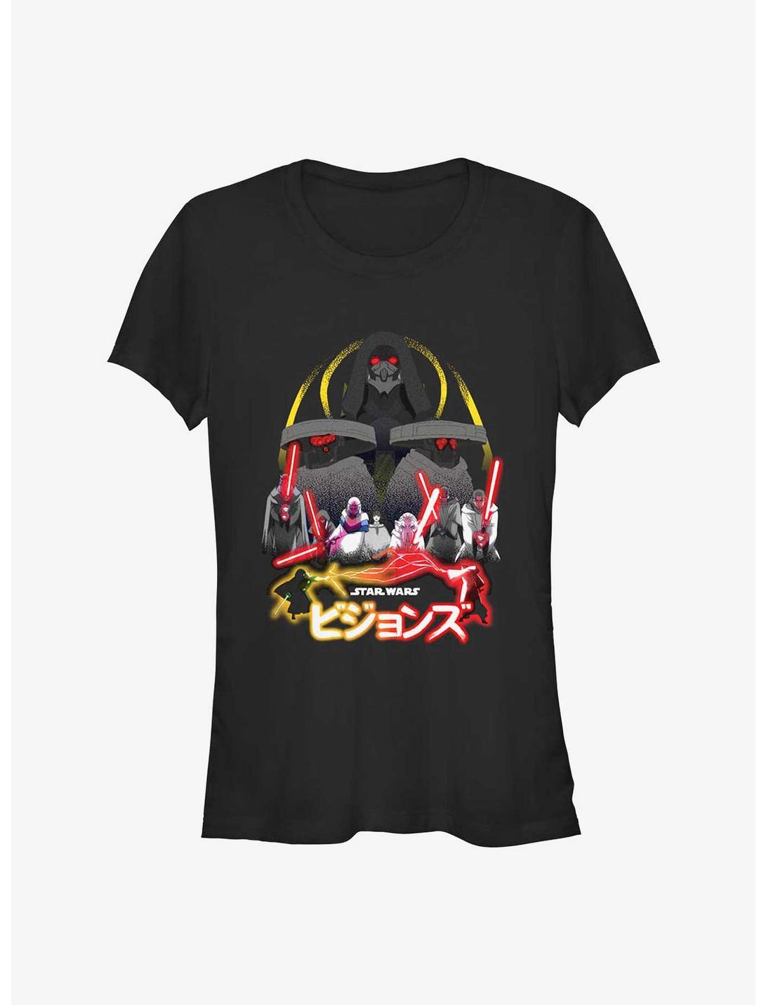 Star Wars: Visions The Ninth Jedi Face-Off Girls T-Shirt