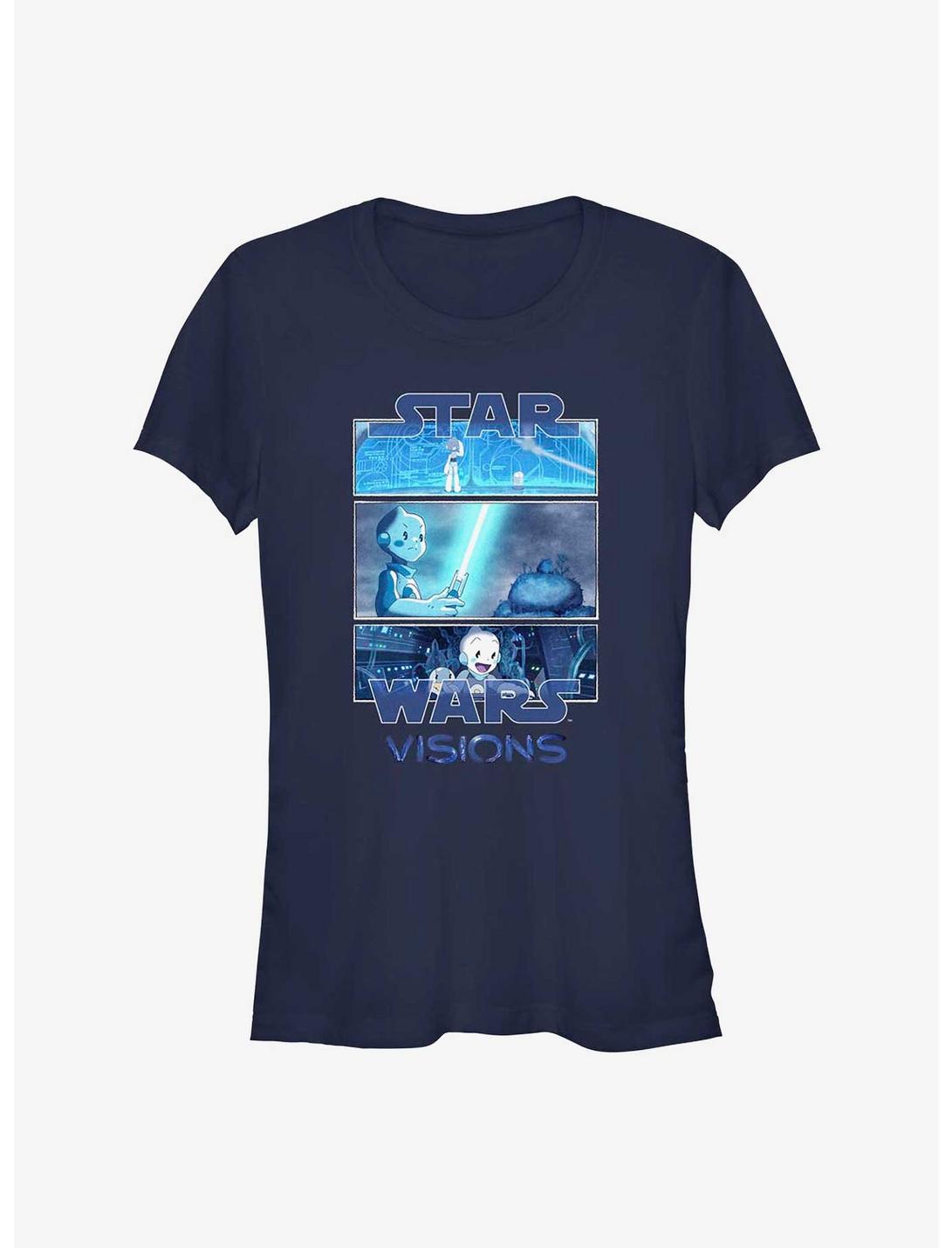 Star Wars: Visions T0-B1 Tri Panel Girls T-Shirt