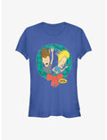 Beavis And Butt-Head Rock N Wreath Girls T-Shirt