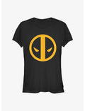 Marvel Deadpool Orange Icon Girls T-Shirt
