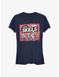 The Simpsons Mad Dad Skills Girls T-Shirt