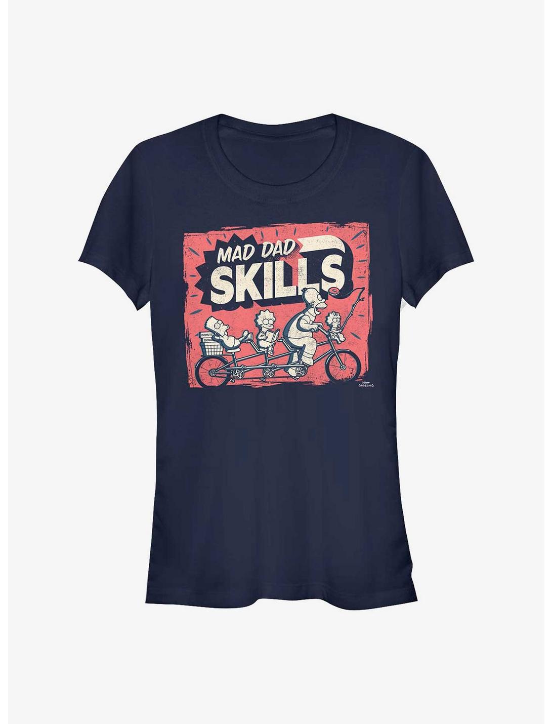 The Simpsons Mad Dad Skills Girls T-Shirt