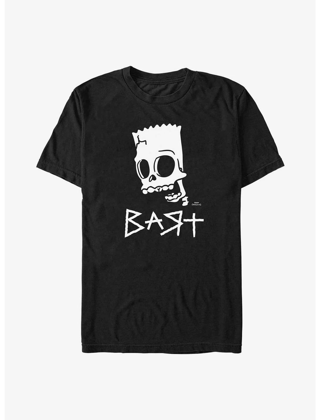 The Simpsons Bart Skull Punk T-Shirt