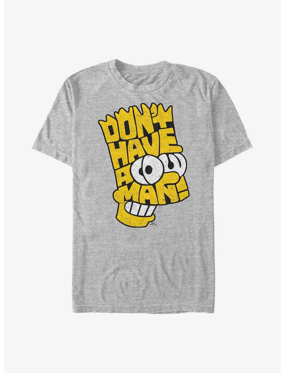 The Simpsons Bart Typography T-Shirt