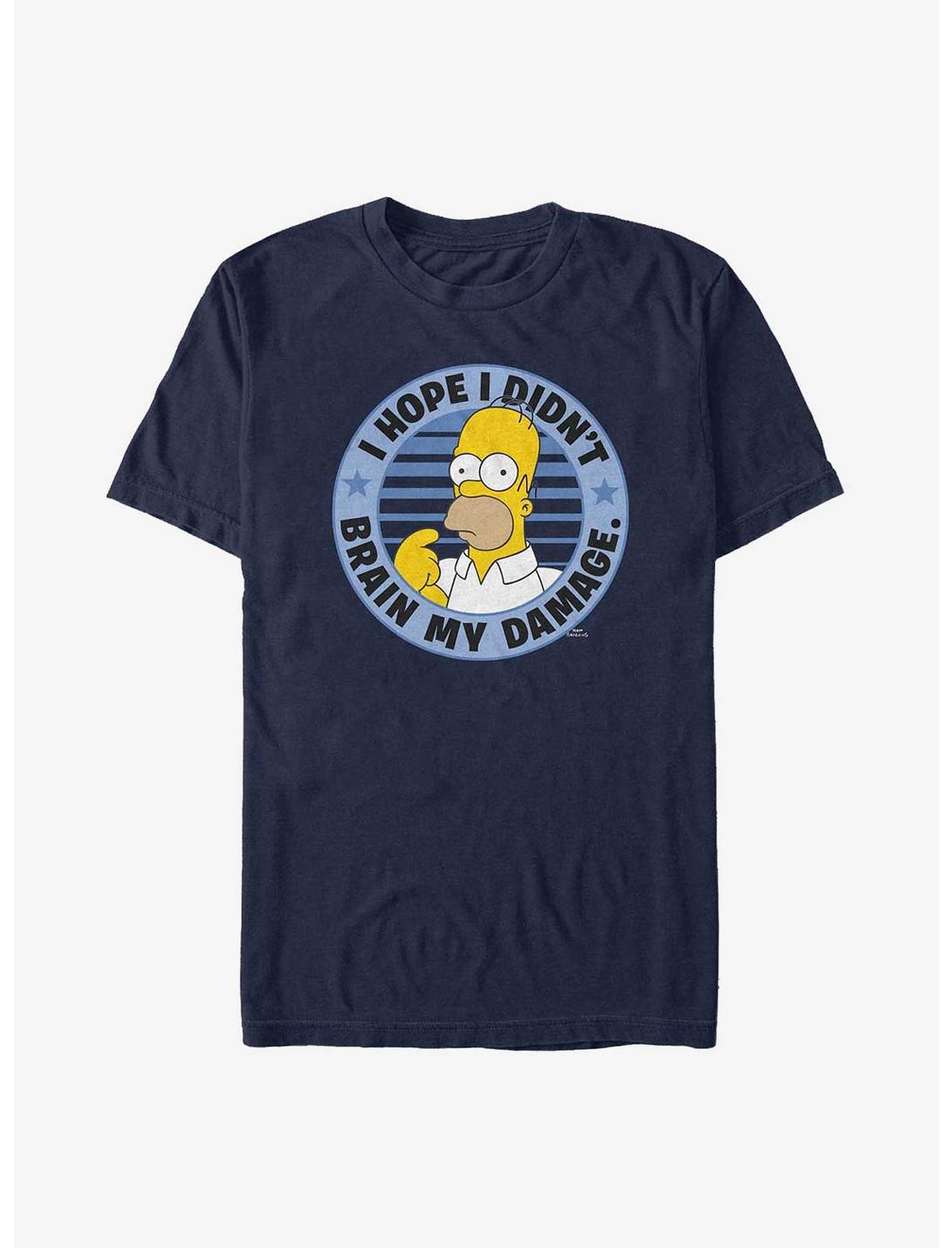 The Simpsons Hope I Didn't Brain My Damage T-Shirt