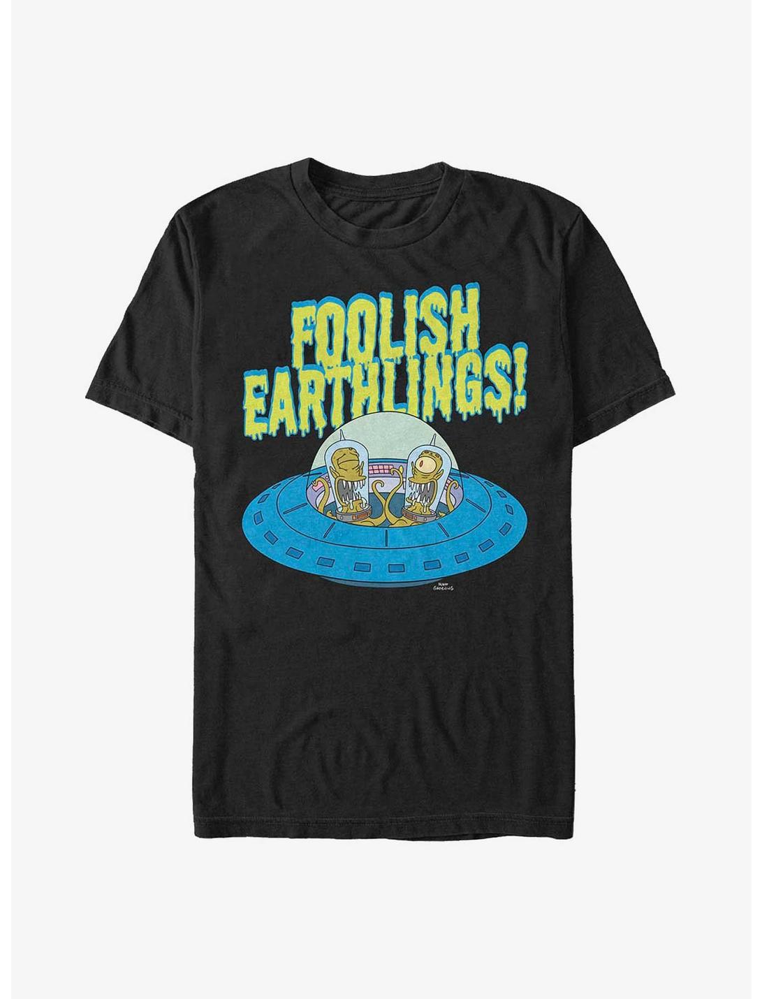 The Simpsons Foolish Earthlings T-Shirt