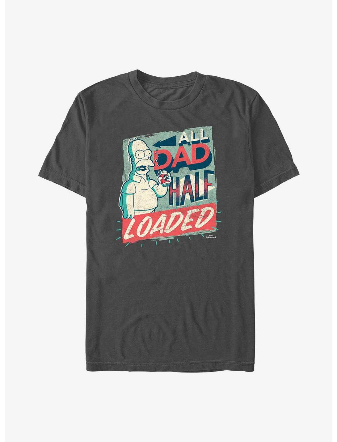The Simpsons Homer All Dad Half Loaded T-Shirt