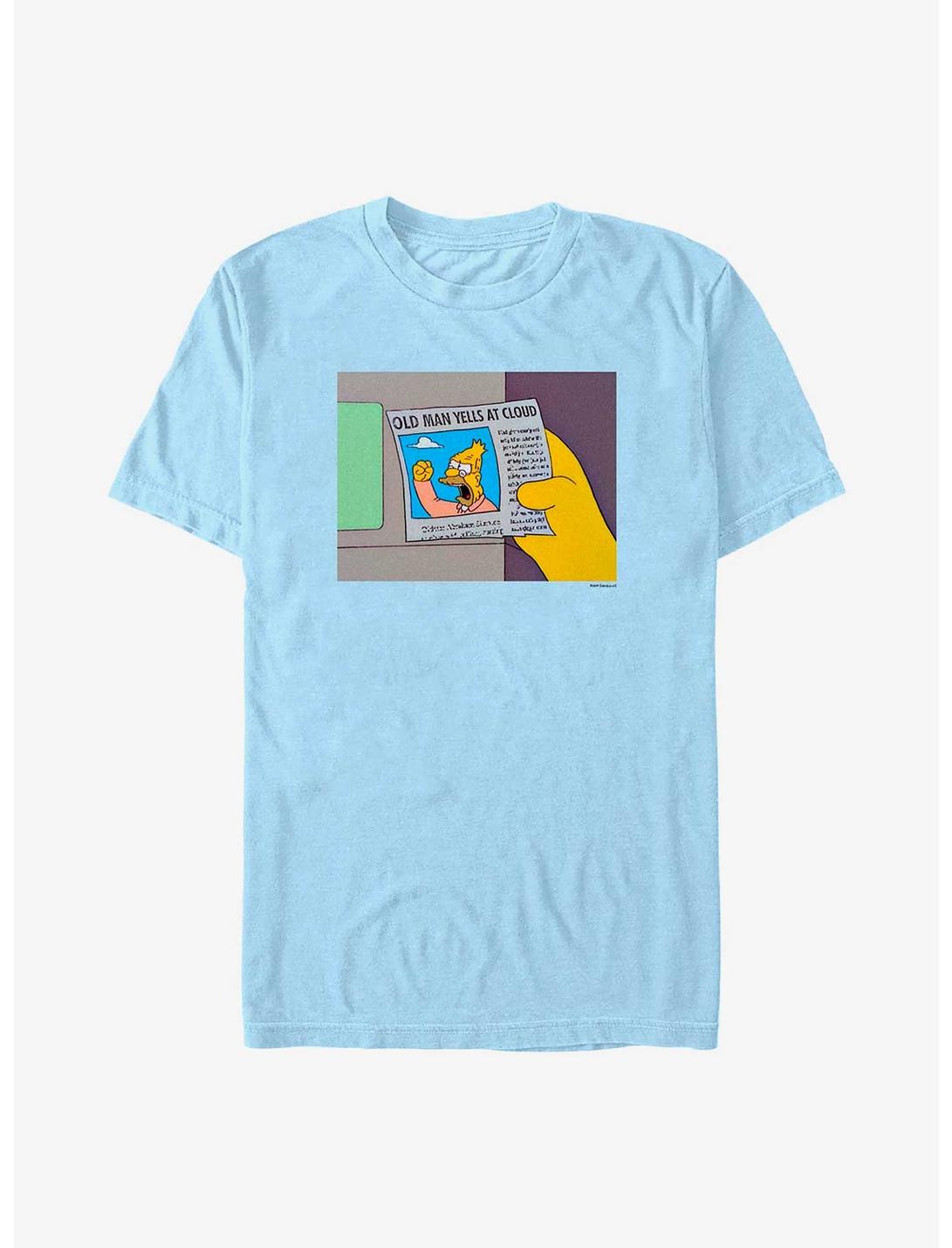 The Simpsons Grandpa Old Man Yells At Cloud Article T-Shirt