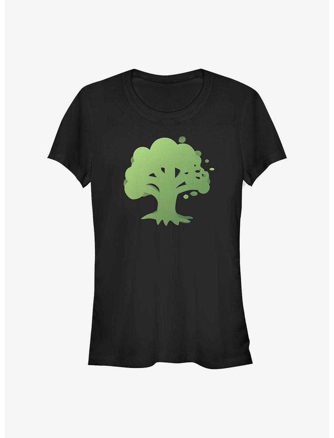 Magic The Gathering Green Mana Symbol Girls T-Shirt