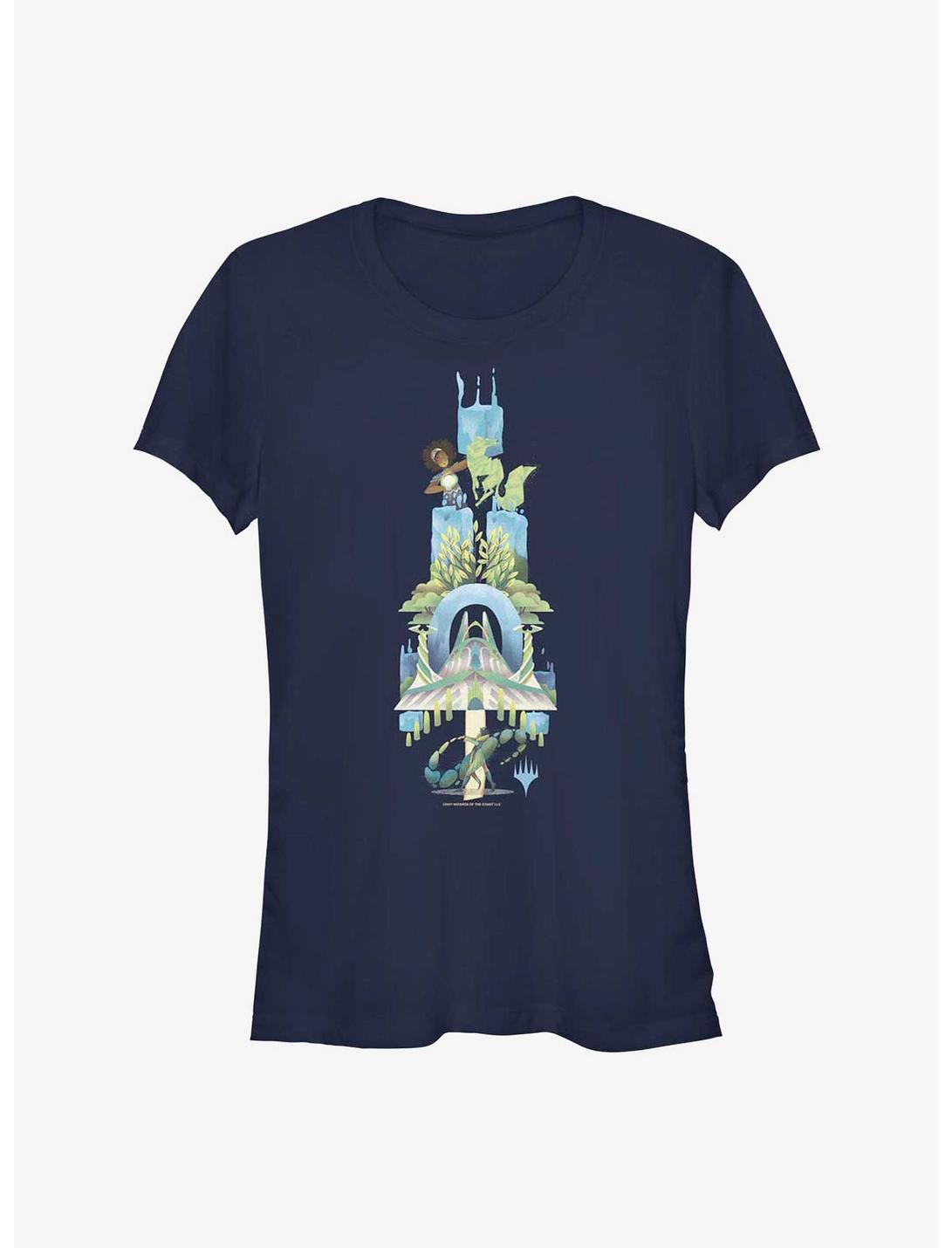 Magic The Gathering Quandrix Land Girls T-Shirt