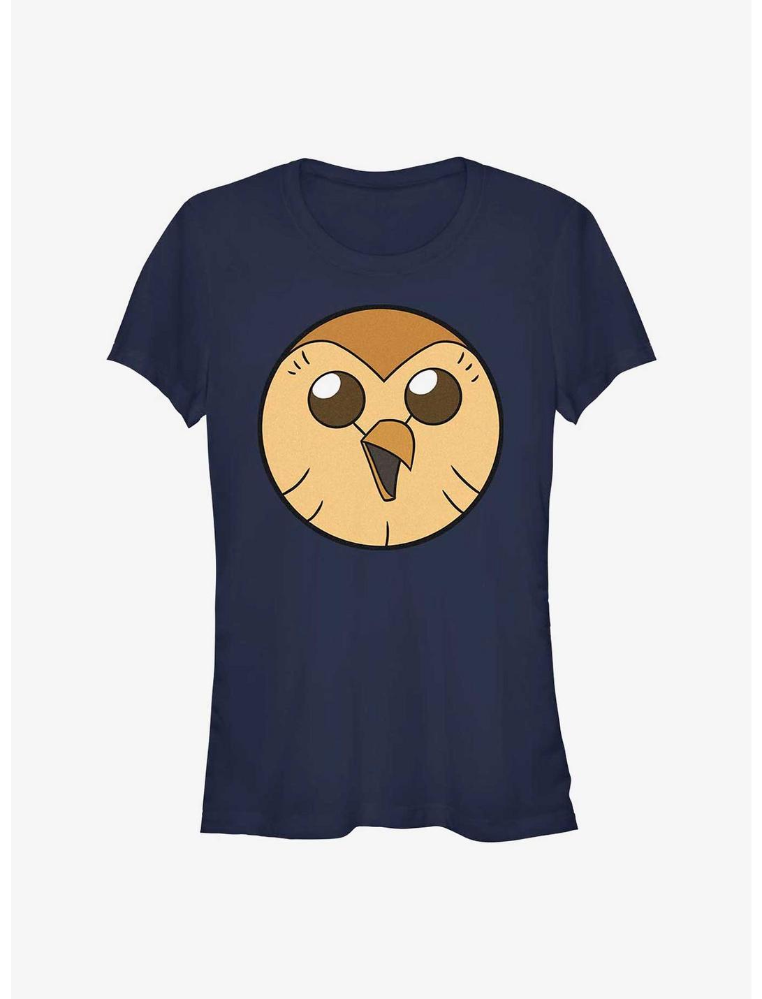 Disney's The Owl House Hooty Face Solid Girls T-Shirt
