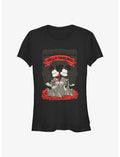 Disney Mickey Mouse & Minnie Mouse Devilish Hello Darling Girls T-Shirt