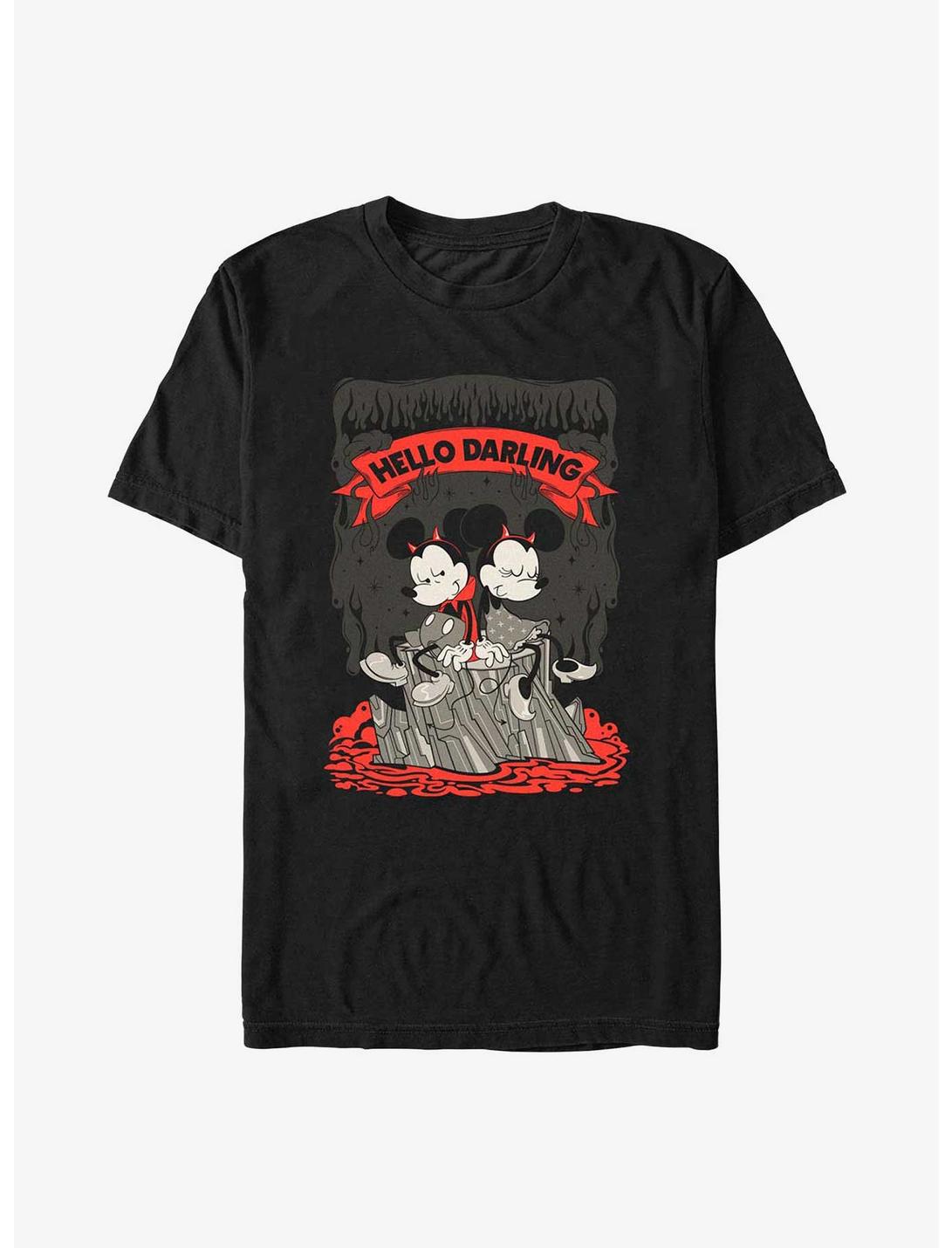Disney Mickey Mouse & Minnie Mouse Devilish Hello Darling T-Shirt