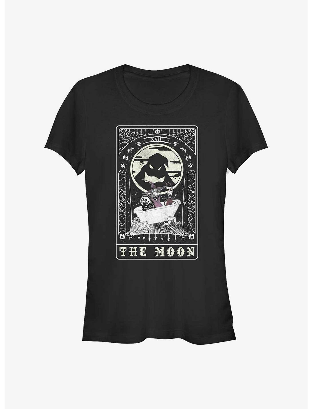 The Nightmare Before Christmas Oogie Boogie The Moon Tarot Card Girls T-Shirt