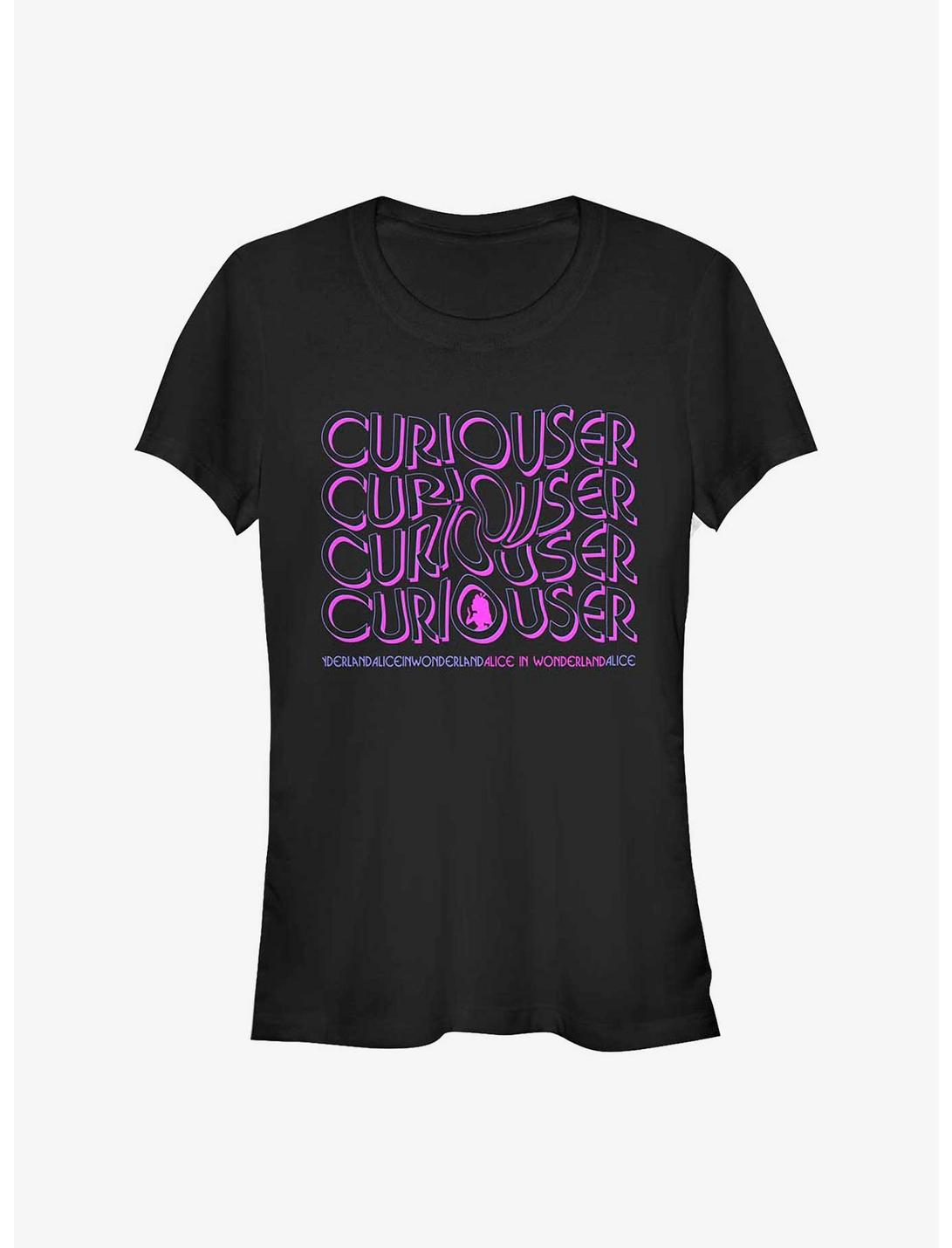 Disney Alice In Wonderland Curiouser Swilr Girls T-Shirt