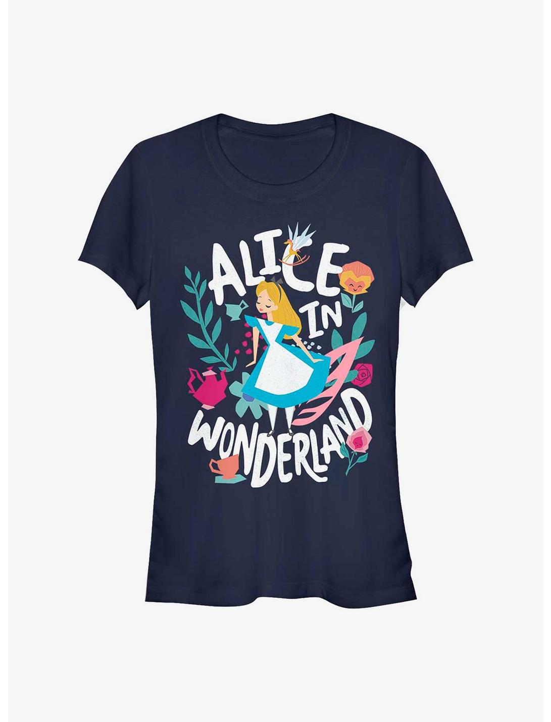 Disney Alice In Wonderland Cutout Alice Girls T-Shirt