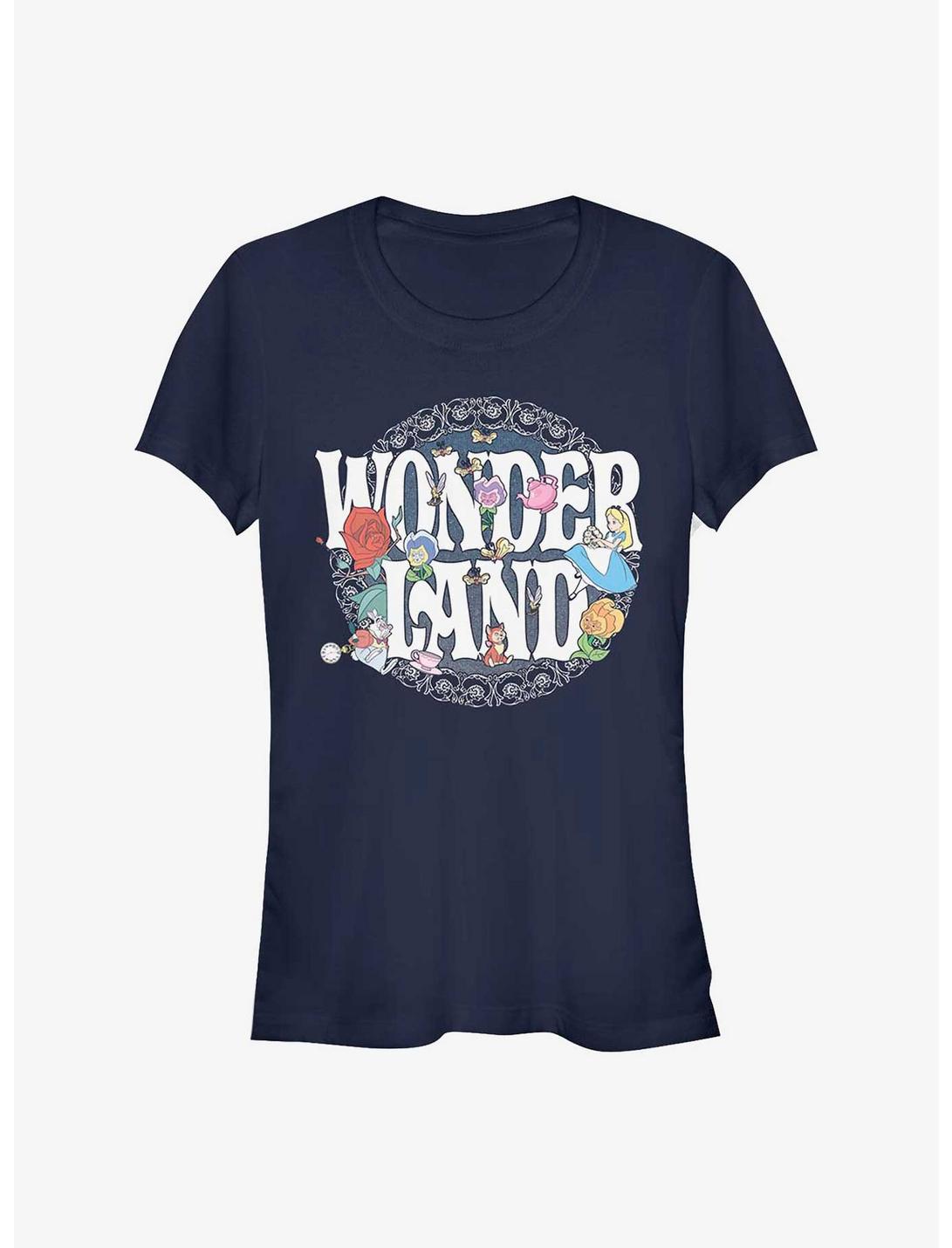 Disney Alice In Wonderland Floral Girls T-Shirt