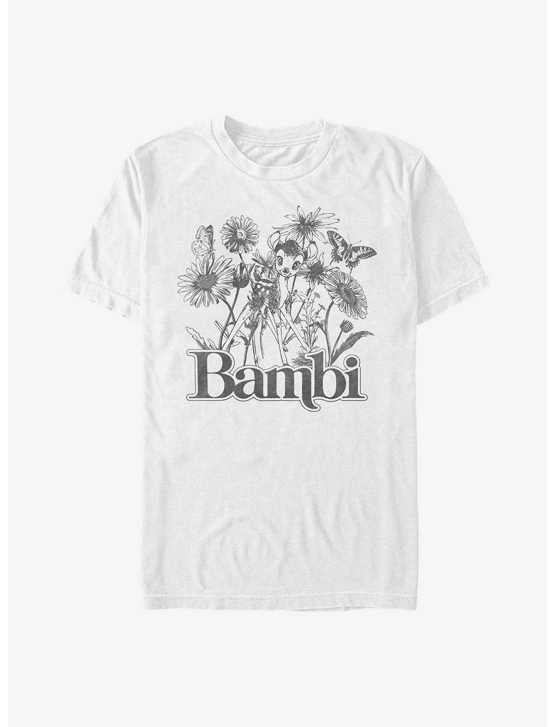Disney Bambi Floral Sketch T-Shirt