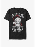 The Nightmare Before Christmas This Is As Jolly As I Get Santa Jack T-Shirt