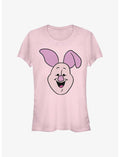 Disney Winnie The Pooh Big Face Piglet Girls T-Shirt