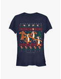 Disney Winnie The Pooh Tigger In The Woods Christmas Girls T-Shirt