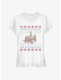 Disney Winnie The Pooh Decorations And What-Nots Ugly Christmas Girls T-Shirt