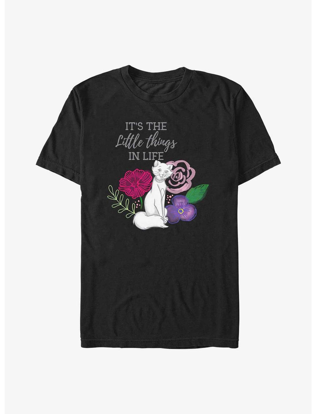Disney The Aristocats Duchess Its The Little Things In Life Floral T-Shirt