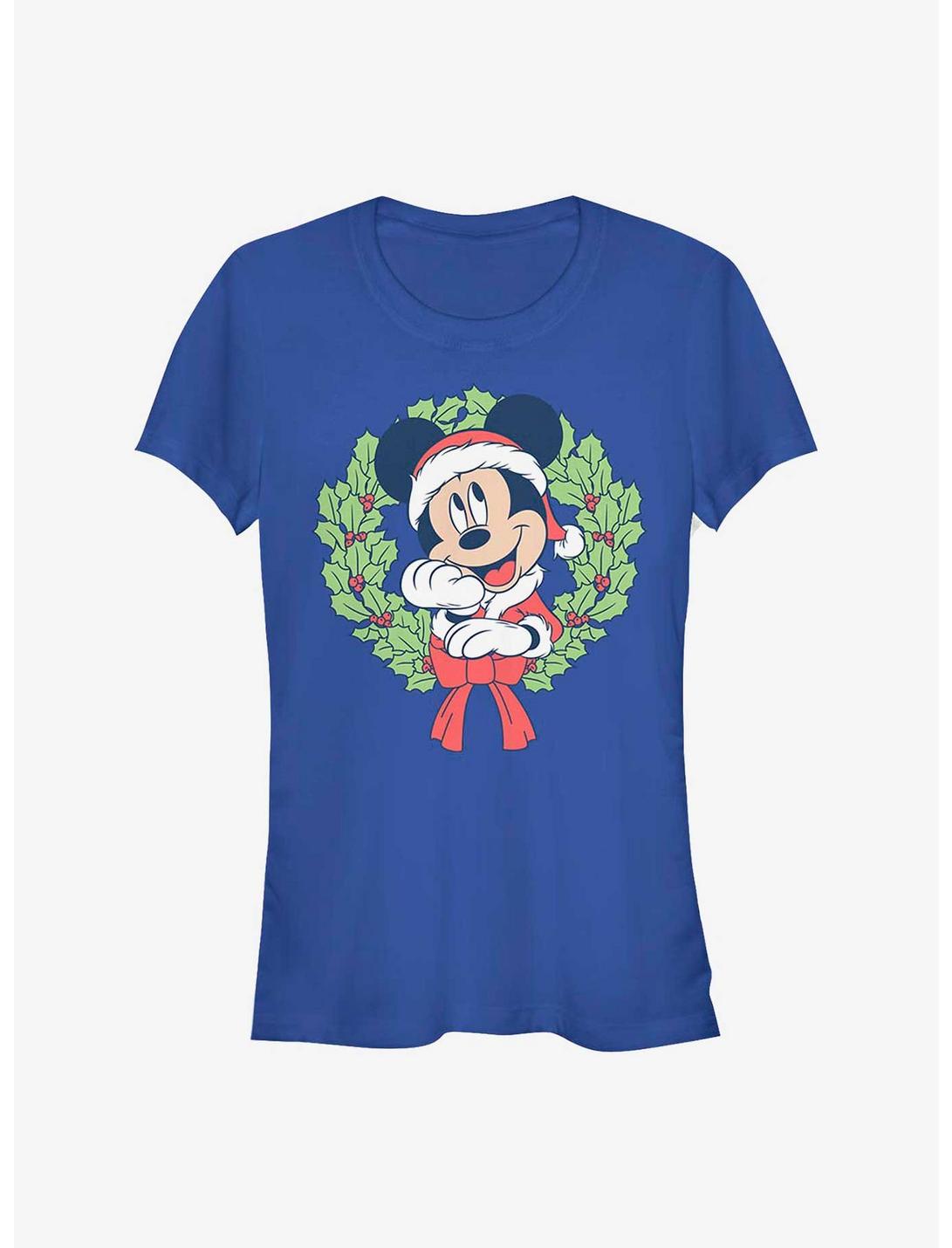 Disney Mickey Mouse Mickey Christmas Wreath Girls T-Shirt