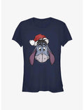 Disney Winnie The Pooh Santa Eeyore Girls T-Shirt