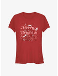 Disney Princess Merry And Bright Girls T-Shirt