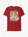 Disney Princess Belle All I Want For Christmas T-Shirt