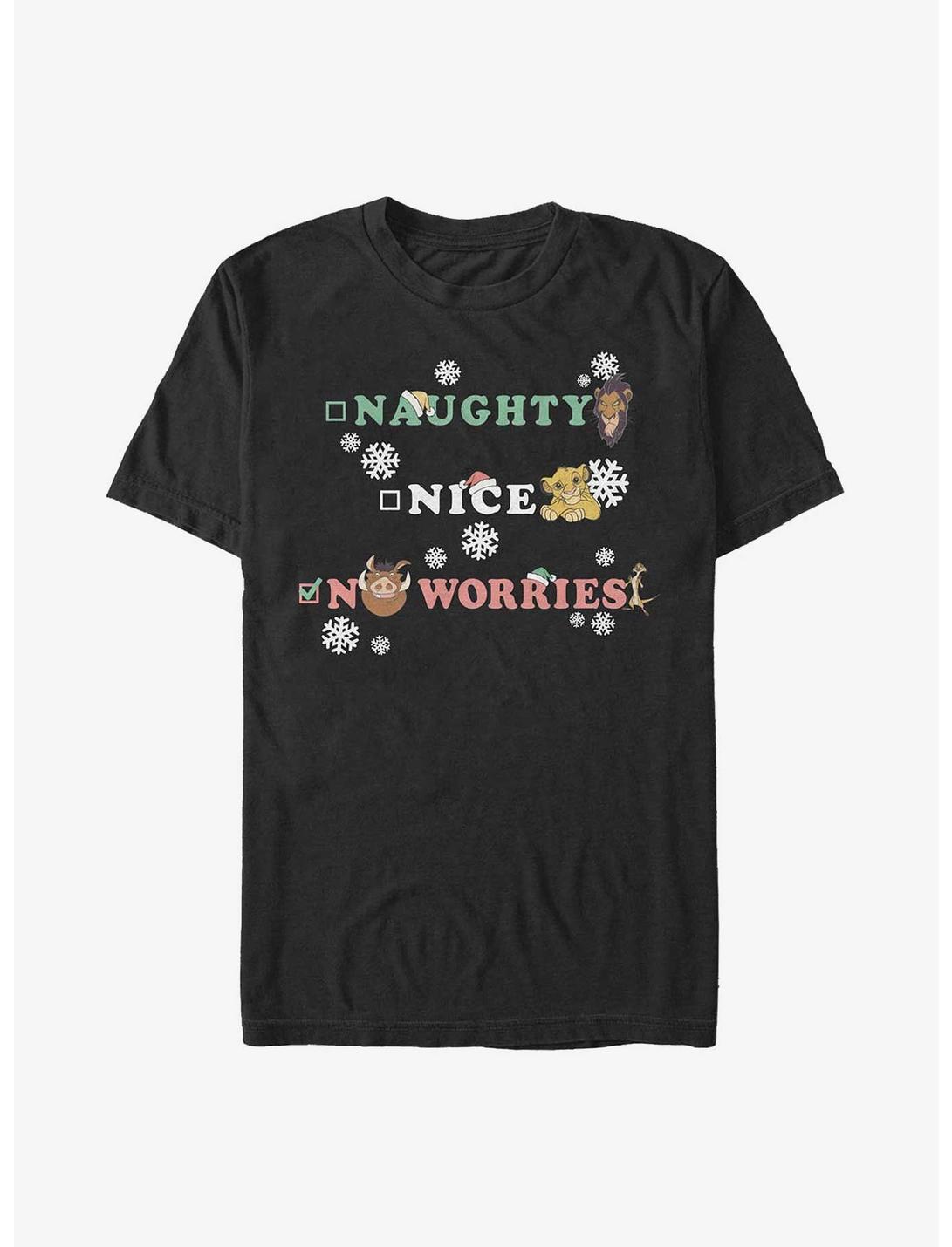 Disney The Lion King Naughty Nice Worried T-Shirt