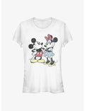 Disney Mickey Mouse Mickey Minnie Retro Girls T-Shirt