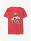 Disney Mickey Mouse, Goofy & Donald Vintage Cowboys T-Shirt