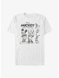 Disney Mickey Mouse Mickey Friends Sketch T-Shirt