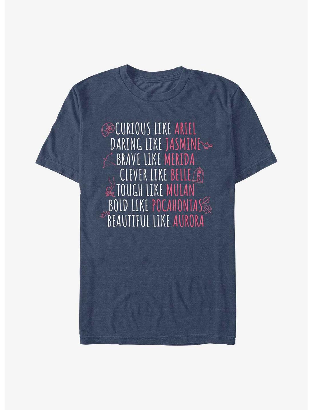 Disney Princess Character Traits T-Shirt