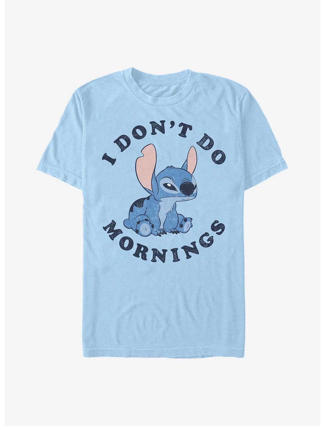 Disney Lilo & Stitch I Don't Do Mornings T-Shirt