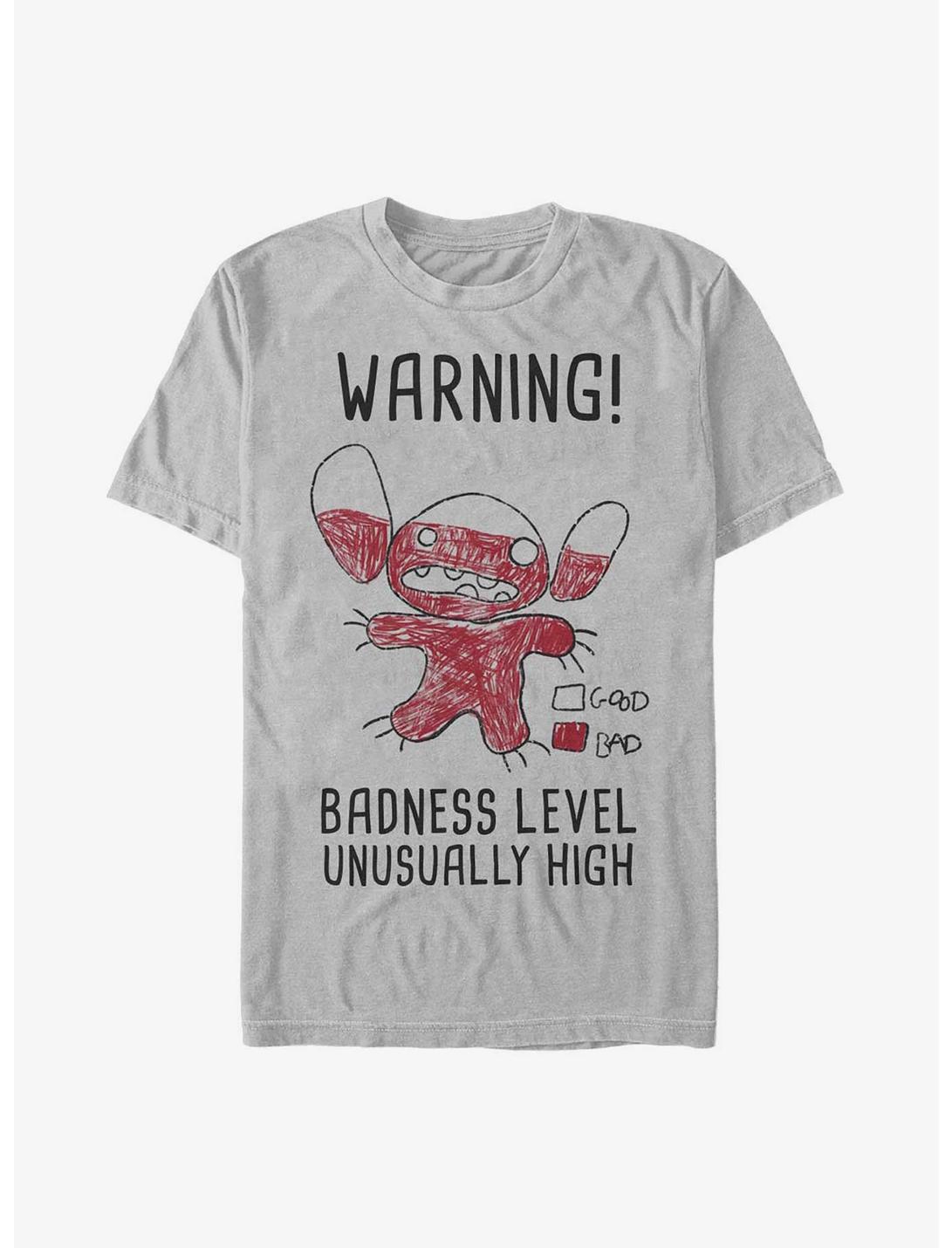 Disney Lilo & Stitch Warning Drawing Sitch T-Shirt