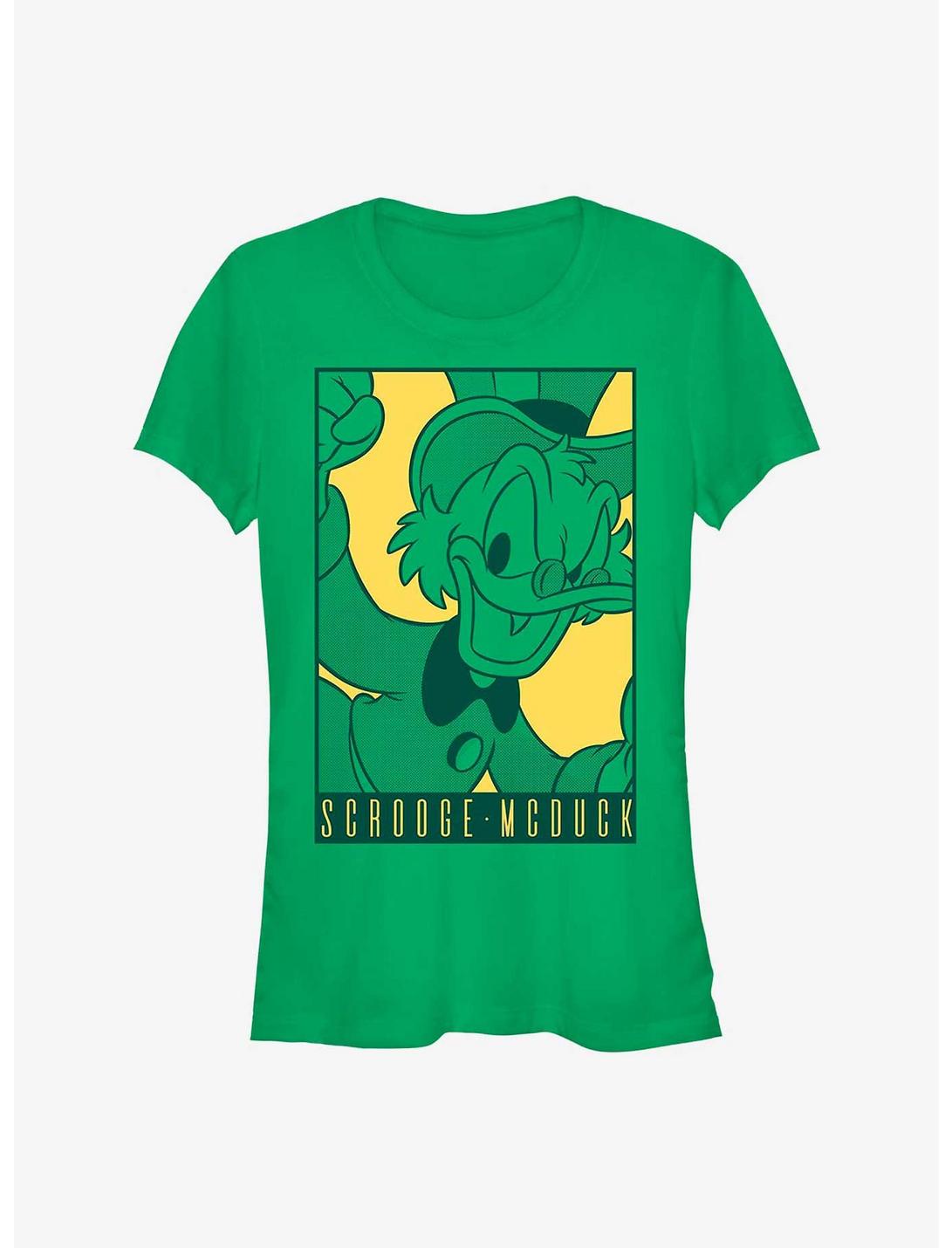 Disney Ducktales Pop Poster Scrooge Girls T-Shirt