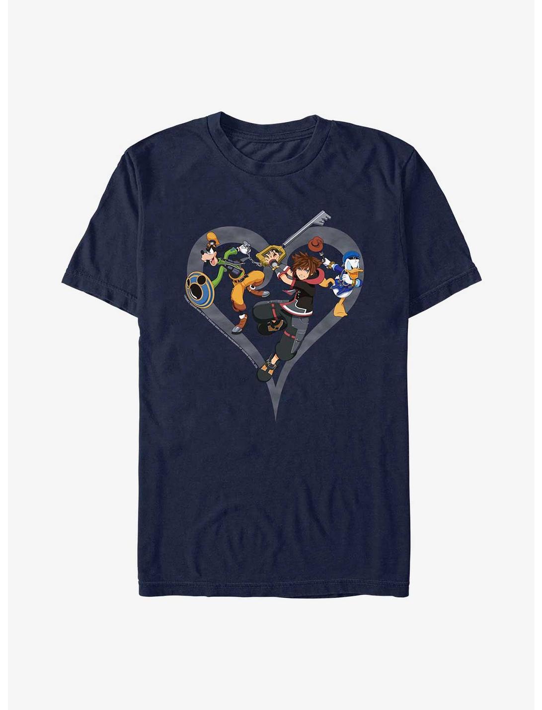 Disney Kingdom Hearts Sora Goofy Donald T-Shirt