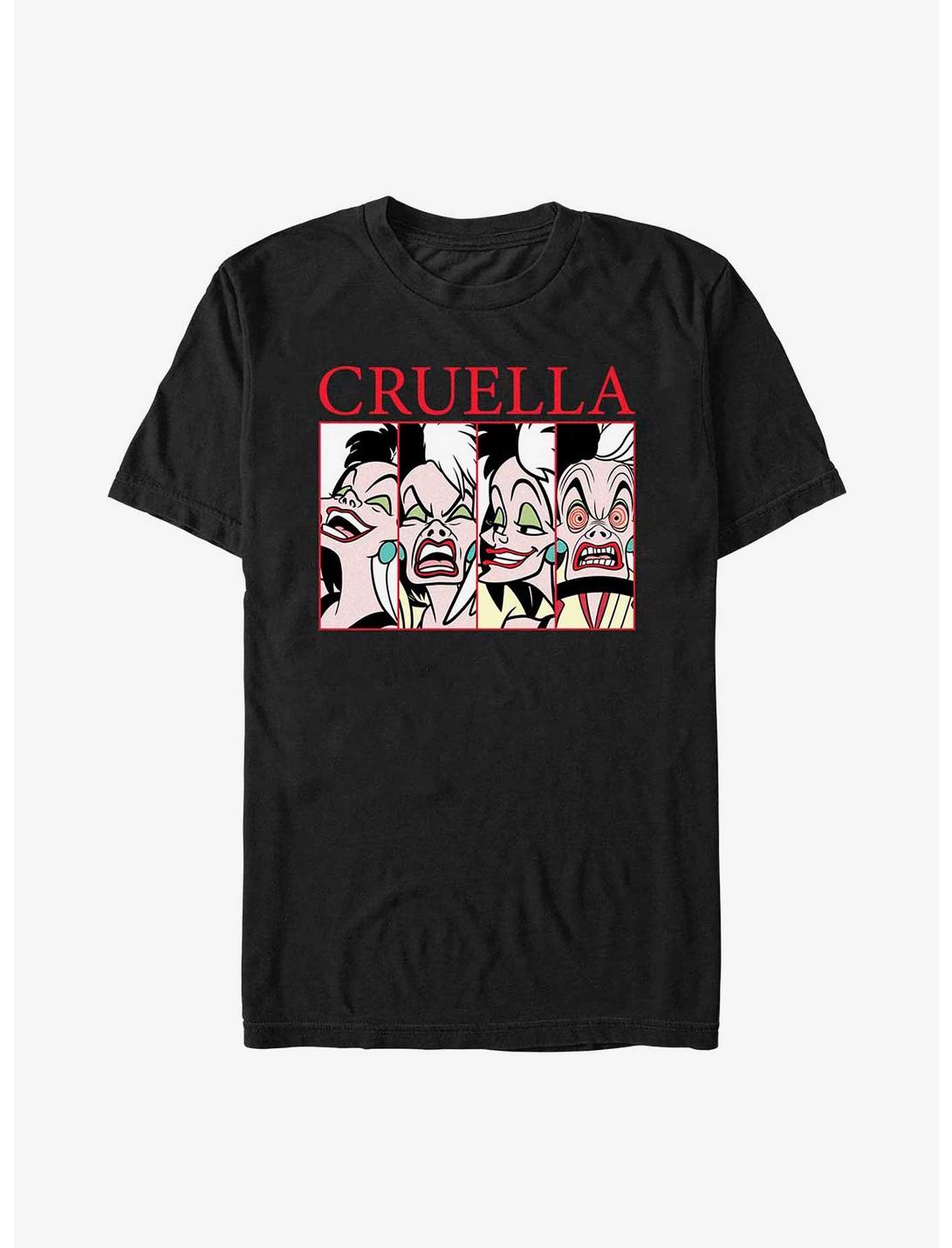 Disney Cruella Cruel Expressions T-Shirt
