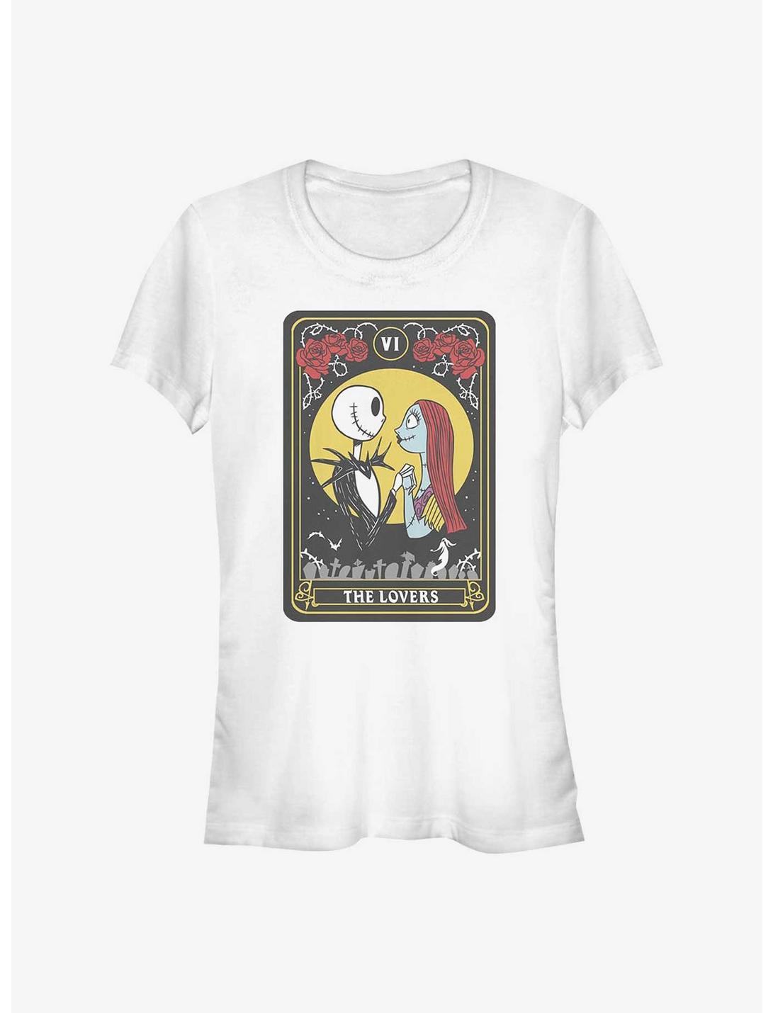The Nightmare Before Christmas Jack & Sally The Lovers Tarot Girls T-Shirt