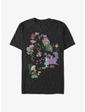 Disney Alice in Wonderland Chesire Map Heavyweight T-Shirt