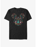 Disney Mickey Mouse & Minnie Mouse Holiday Icon Ear Fill Heavyweight T-Shirt