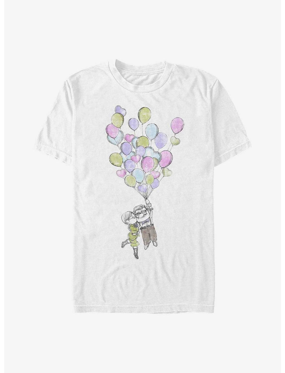 Disney Pixar Up Ellie & Carl Love Is In The Air Heavyweight T-Shirt