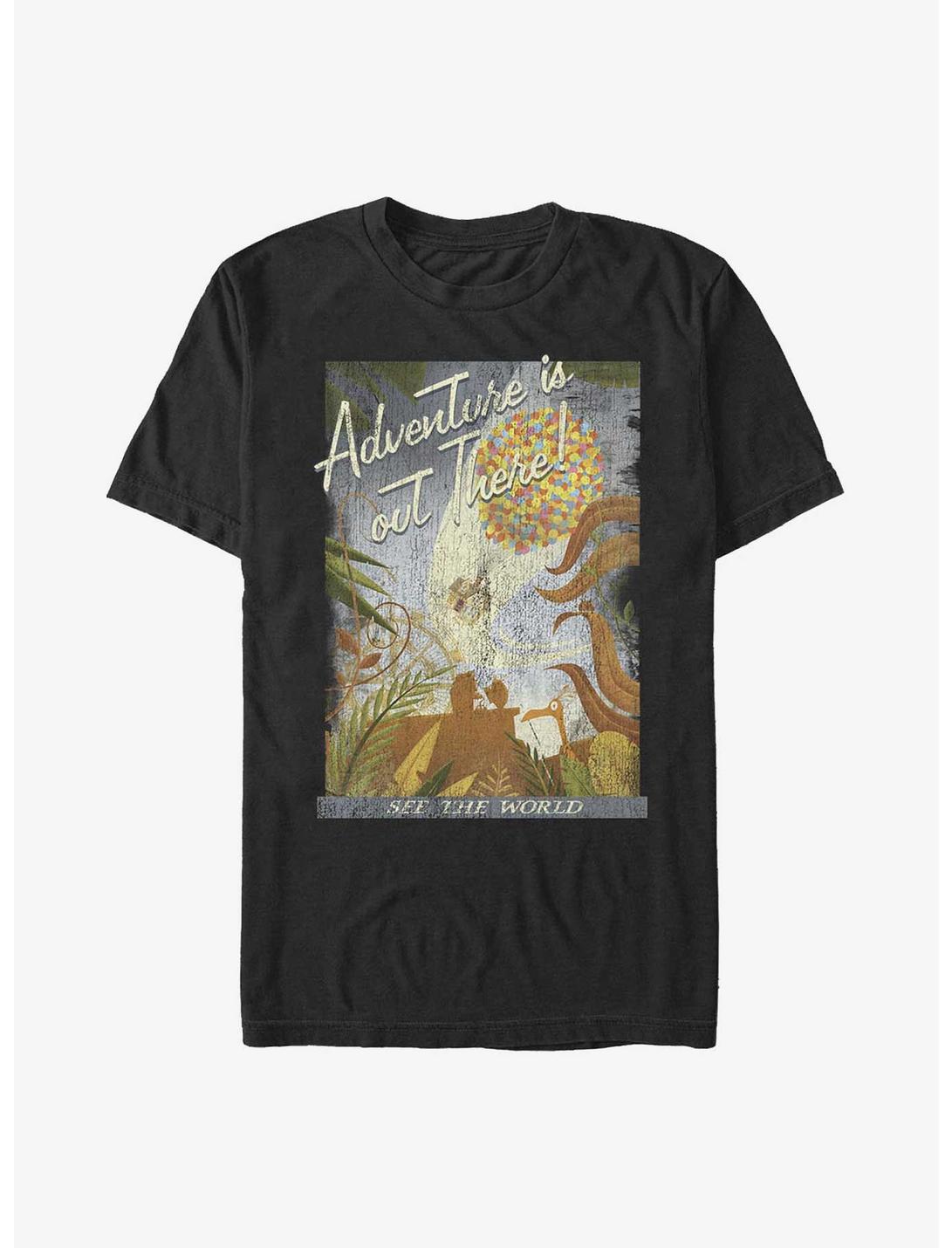 Disney Pixar Up Travel Poster Heavyweight T-Shirt