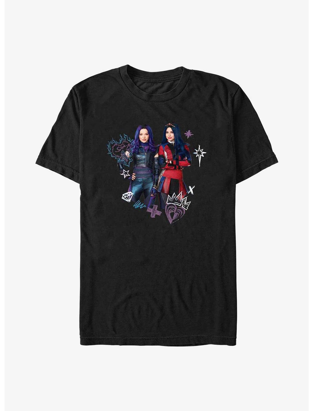 Disney Descendants Fierce Friends Mal Evie T-Shirt