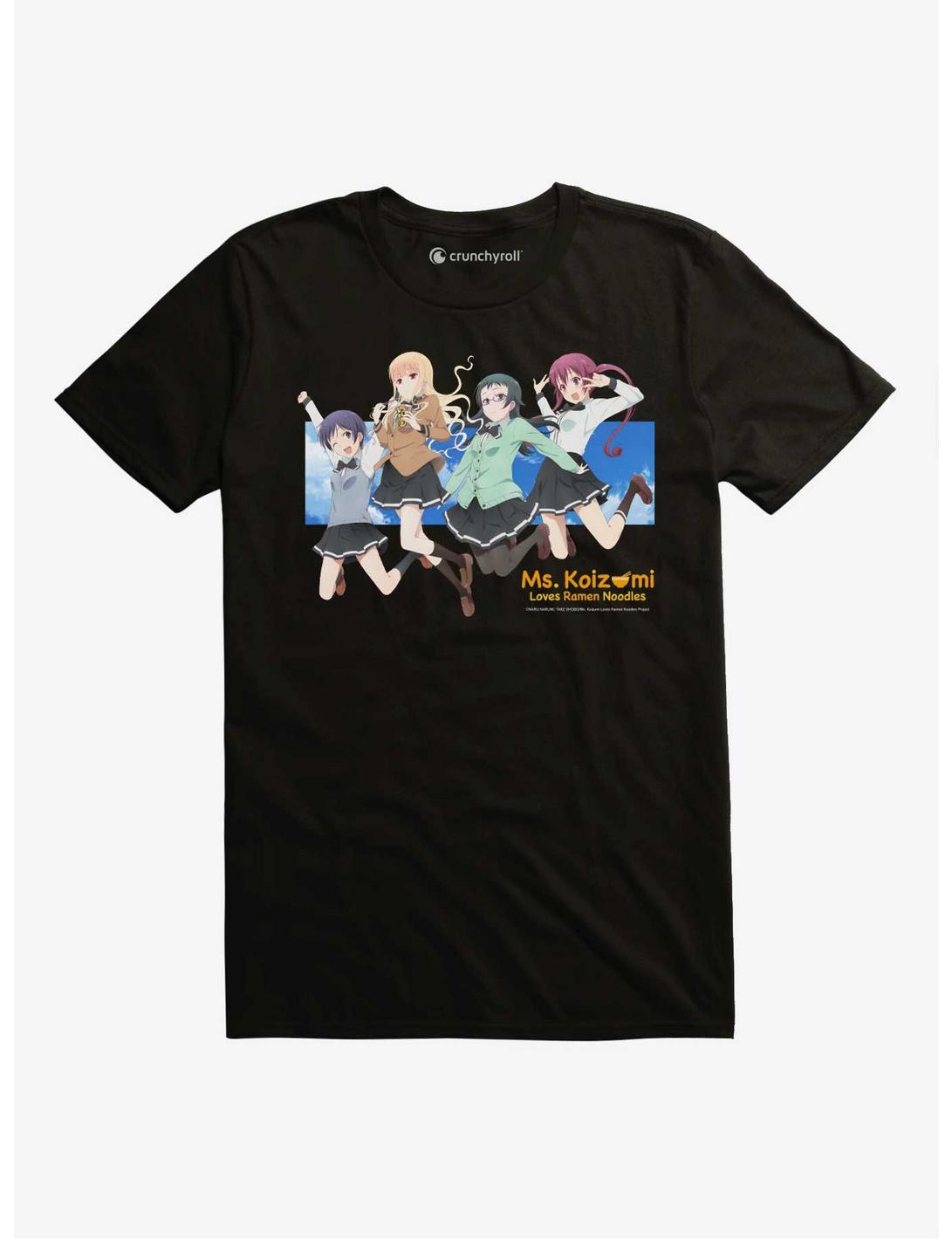Ms Koizumi Loves Ramen Noodles Black T-Shirt