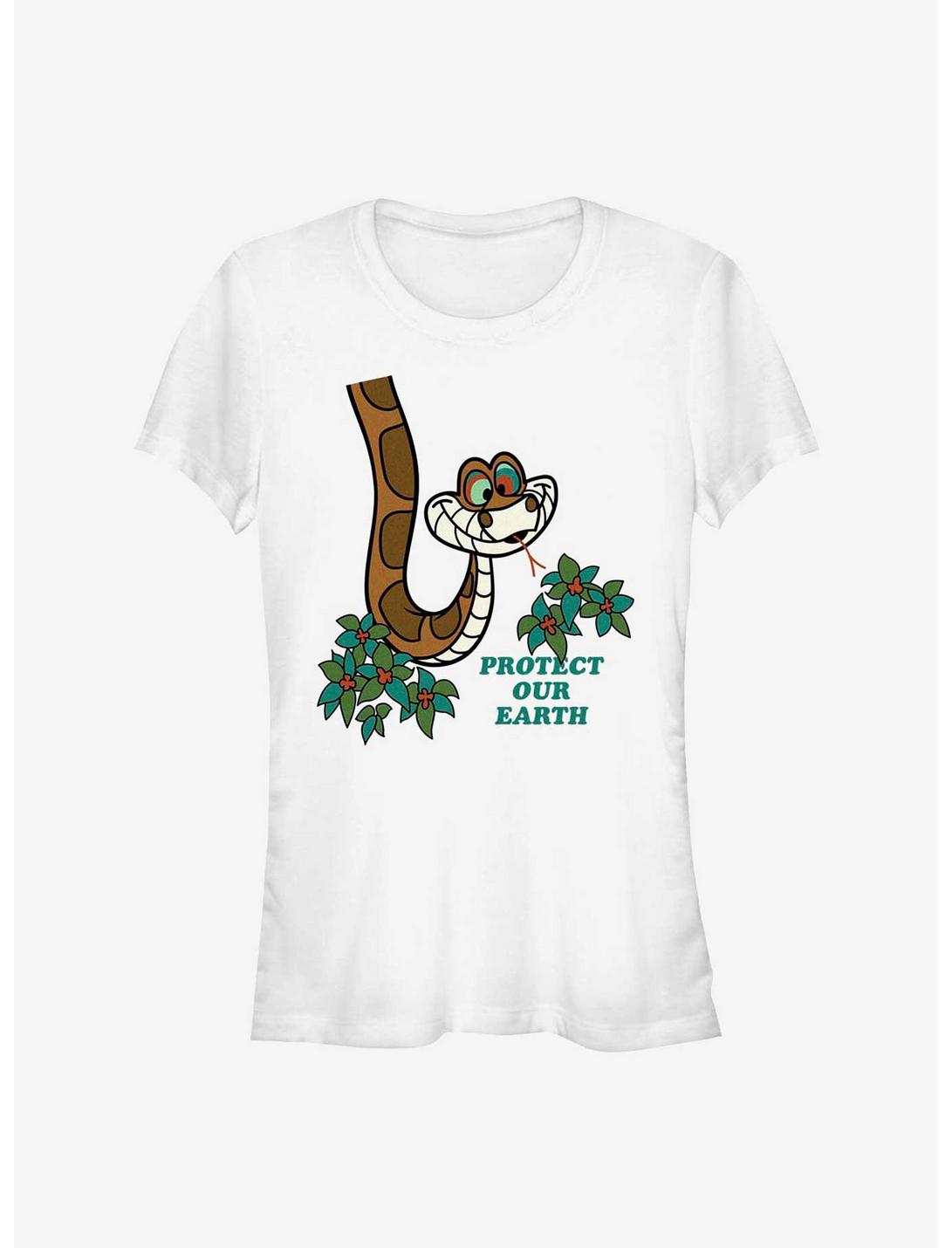 Disney The Jungle Book Kaa Protect The Earth Girls T-Shirt